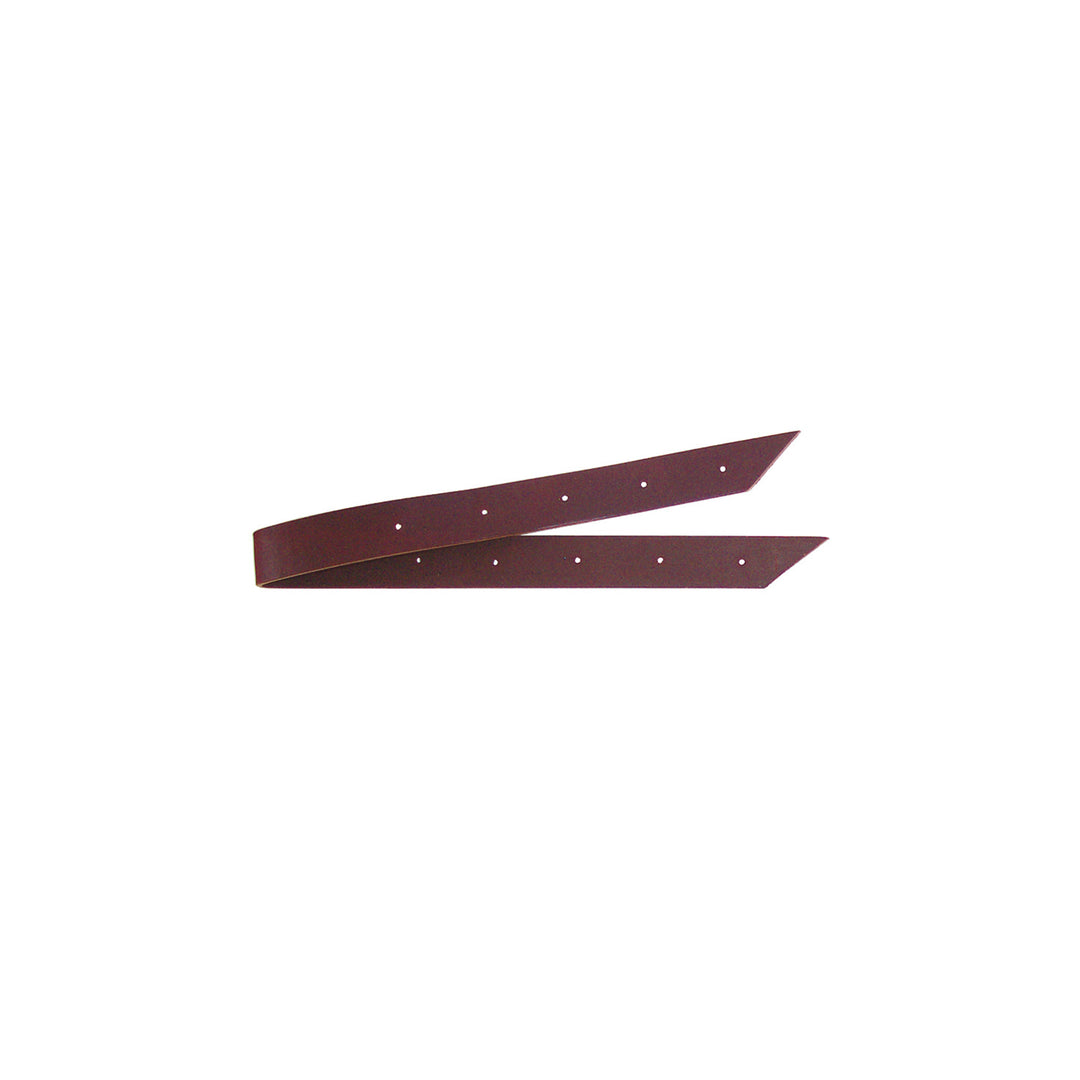 Western leather short girth straps 46 cm BROWN