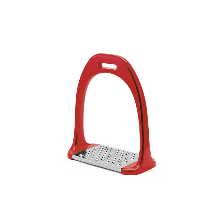 Colored aluminium stirrups RED
