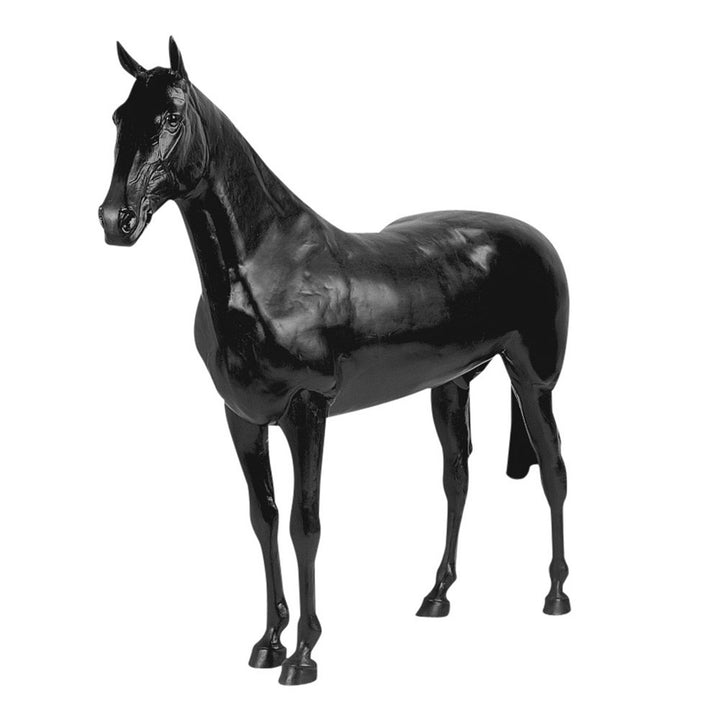 LIFE SIZE DISPLAY HORSE BLACK