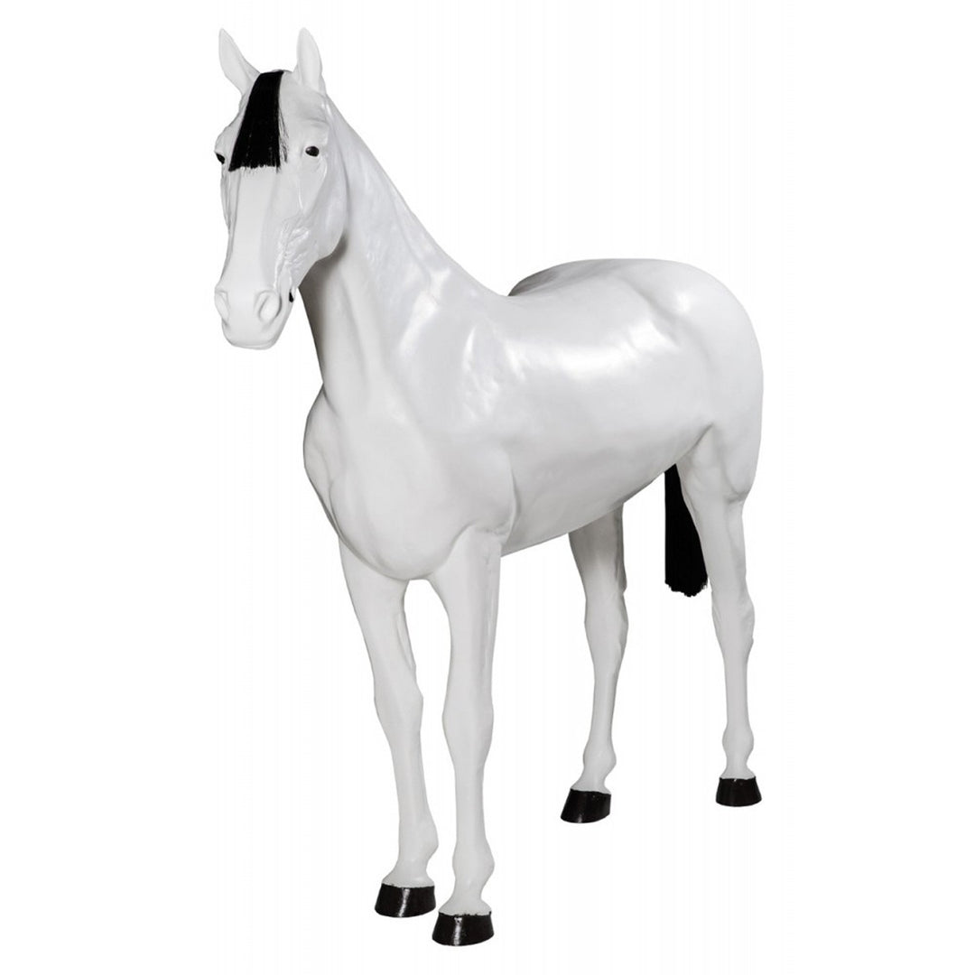 LIFE SIZE DISPLAY HORSE WHITE