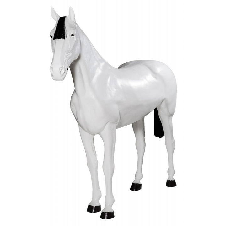 LIFE SIZE DISPLAY HORSE WHITE