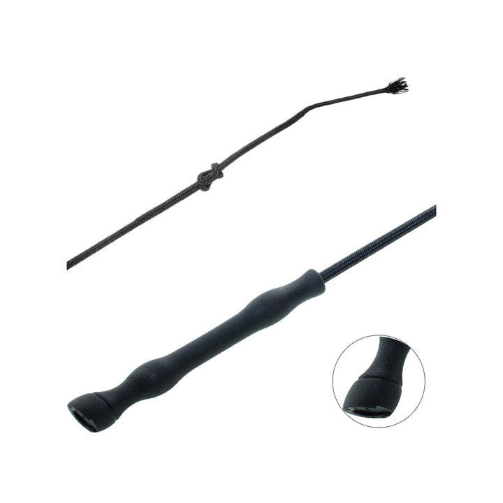 DRESSAGE WHIP HORSE HOOF BLACK