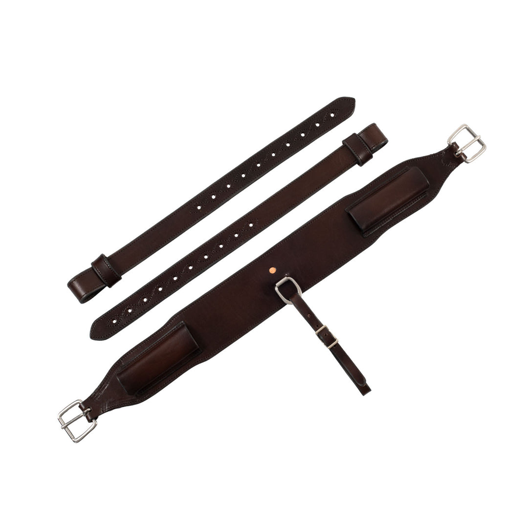 Western rear girth in leather