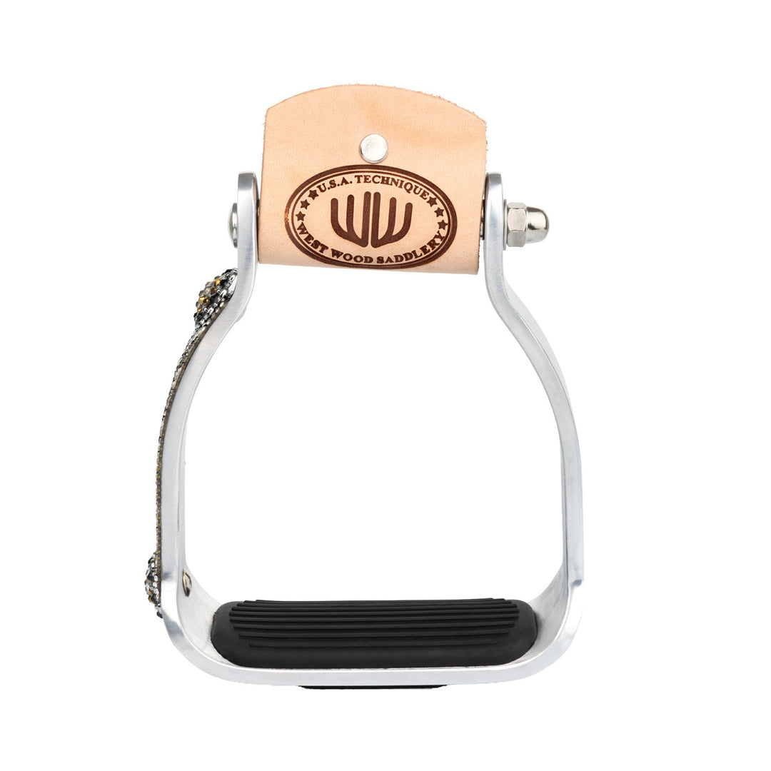 DESERT CROSS SHINE WESTERN STIRRUPS