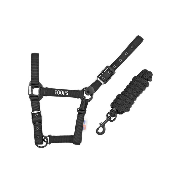 NYLON HALTERS BLACK